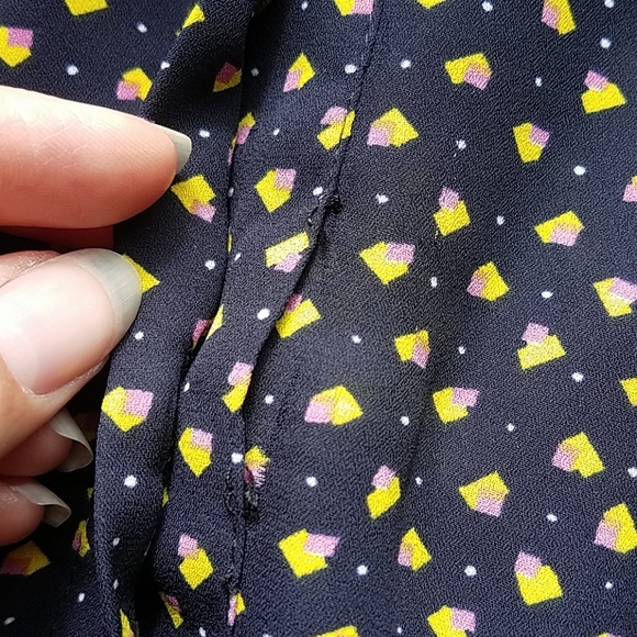 Navy Print Dress - Picture 5 of 8